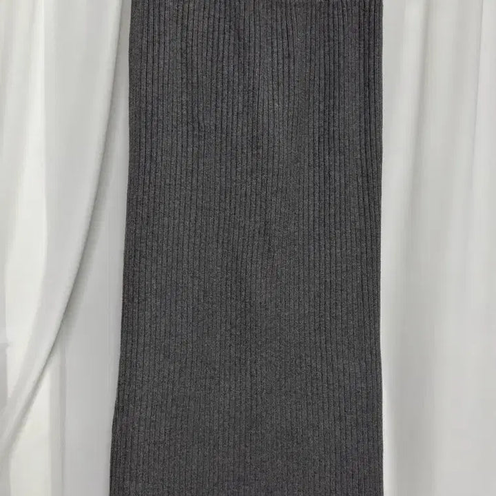 [BUNJANG] Knitted Long Skirt / [새샹품] 골지 니트 롱스커트
