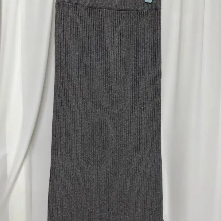 [BUNJANG] Knitted Long Skirt / [새샹품] 골지 니트 롱스커트