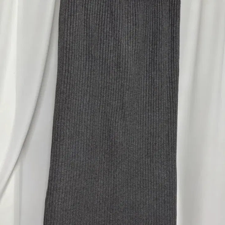 [BUNJANG] Knitted Long Skirt / [새샹품] 골지 니트 롱스커트