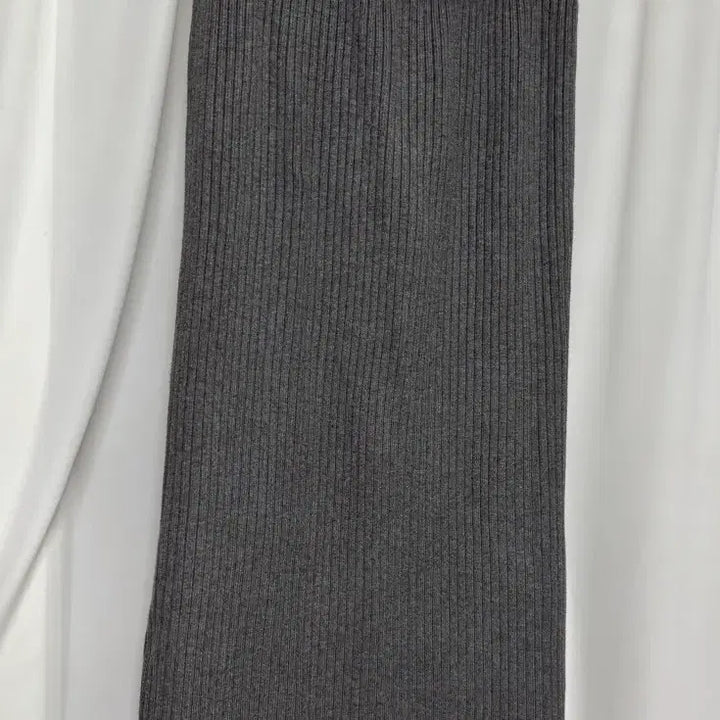 [BUNJANG] Knitted Long Skirt / [새샹품] 골지 니트 롱스커트