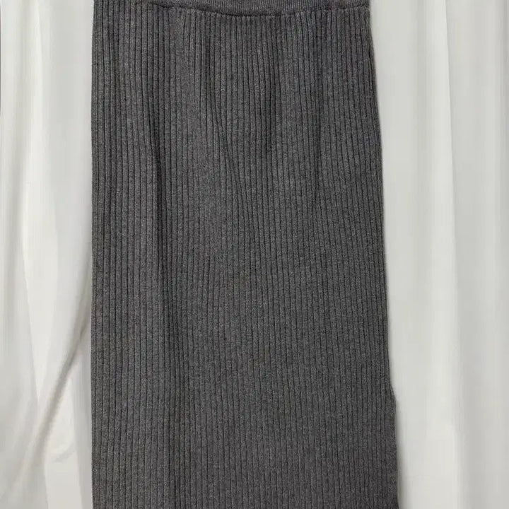 [BUNJANG] Knitted Long Skirt / [새샹품] 골지 니트 롱스커트