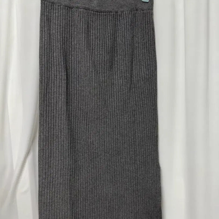 [BUNJANG] Knitted Long Skirt / [새샹품] 골지 니트 롱스커트