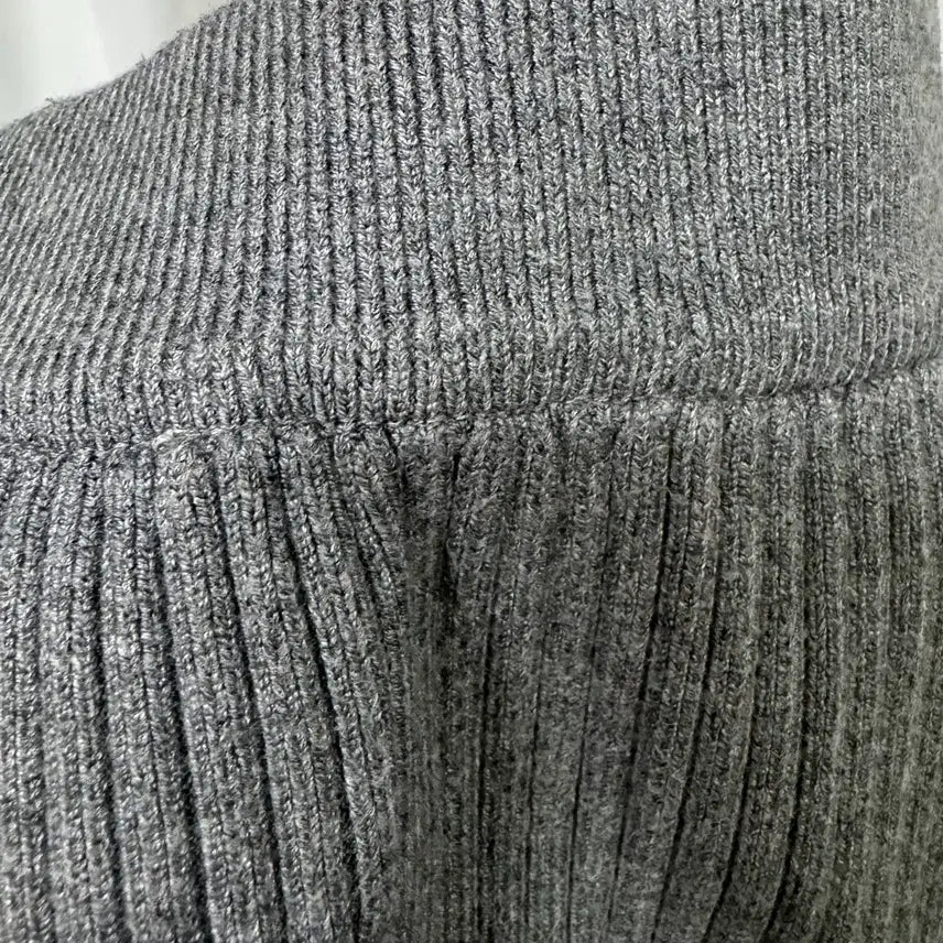 [BUNJANG] Knitted Long Skirt / [새샹품] 골지 니트 롱스커트