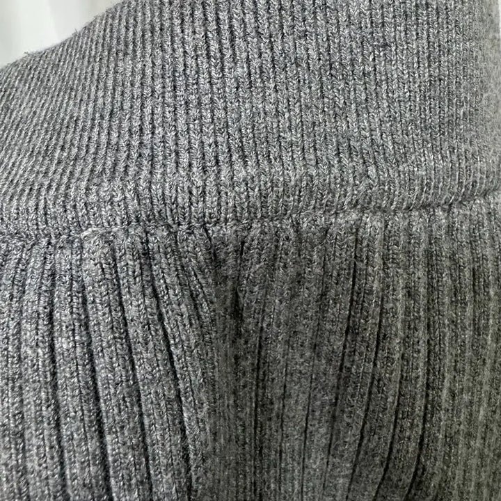 [BUNJANG] Knitted Long Skirt / [새샹품] 골지 니트 롱스커트