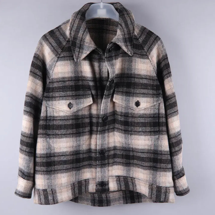 [BUNJANG] Uniqlo C Oversized Check Jacket (M) / (여성) 유니클로 C 오버사이즈 체크 자켓 (M)