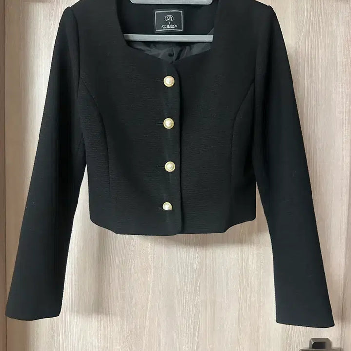 [BUNJANG] Attrangs Black Tweed Jacket (Size S) / 아뜨랑스 블랙 트위드 자켓 새상품 S(55)