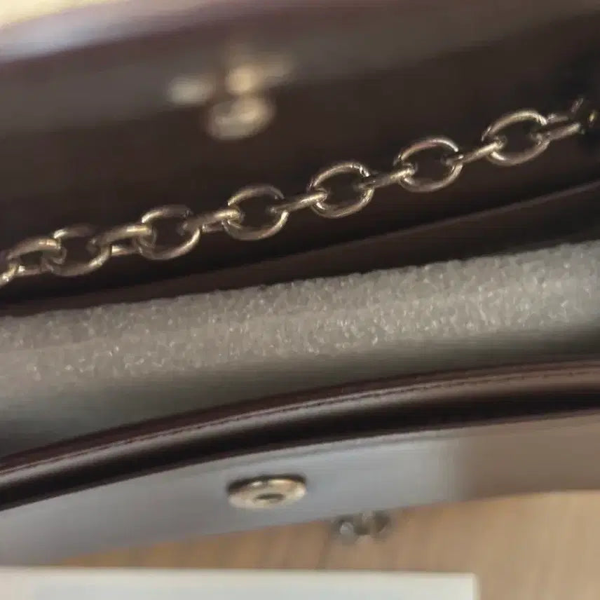 [BUNJANG] HYETHE Eggshell Mini Chain Bag Brown / (새상품) HYETHE 하이에 에그쉘 미니 체인백 브라운