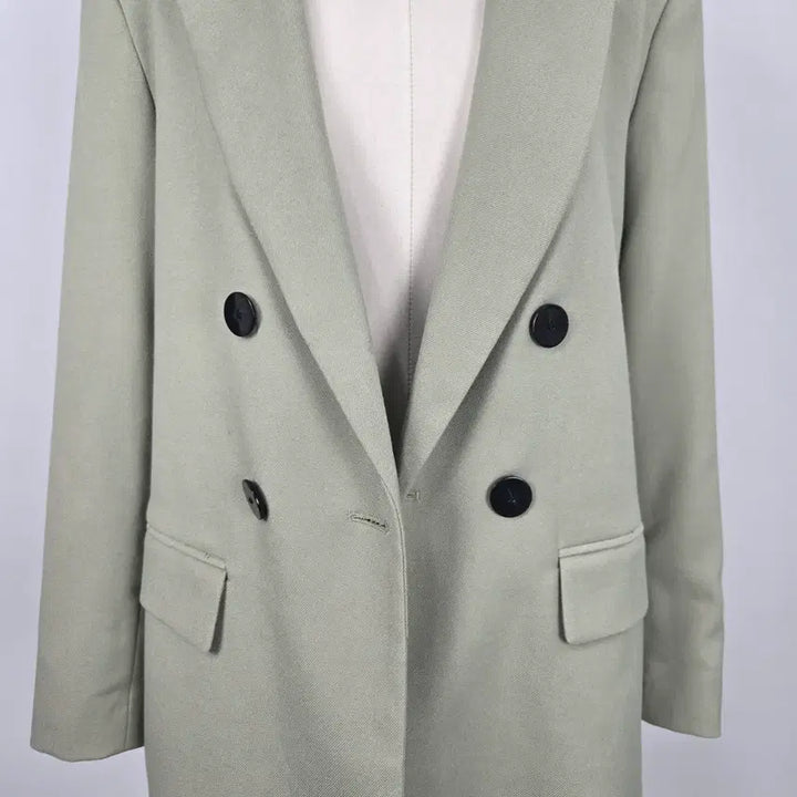 [BUNJANG] ZARA Double Button Oversized Jacket Mint XS / 0107.자라 ZARA 더블 버튼 오버핏 자켓 민트XS