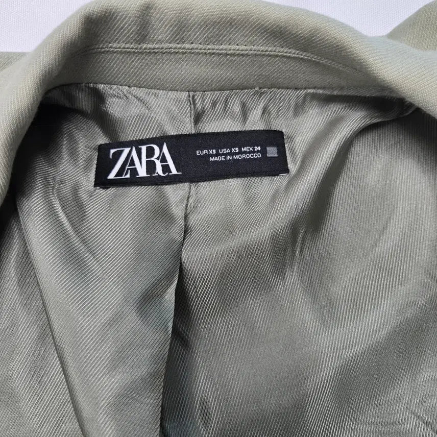 [BUNJANG] ZARA Double Button Oversized Jacket Mint XS / 0107.자라 ZARA 더블 버튼 오버핏 자켓 민트XS
