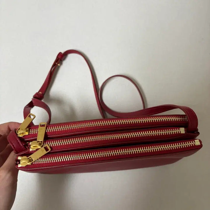 [BUNJANG] Celine Trio Bag Red / 셀린느 트리오백 레드