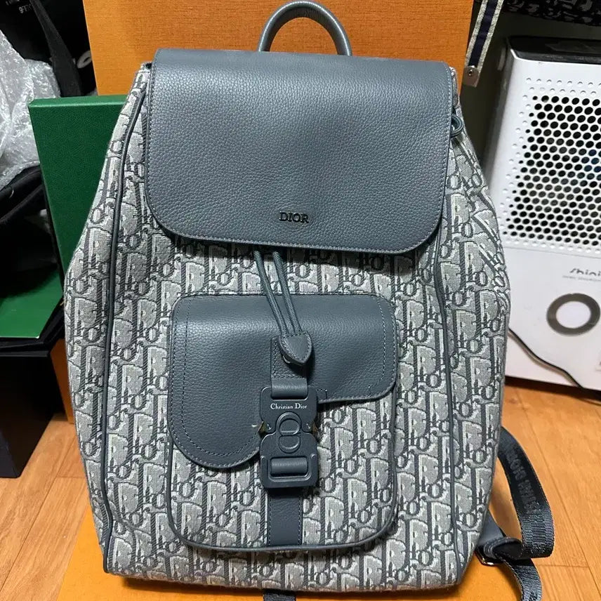 [BUNJANG] Dior Oblique Jacquard Backpack / 디올 새들 백팩 오블리크 자카드