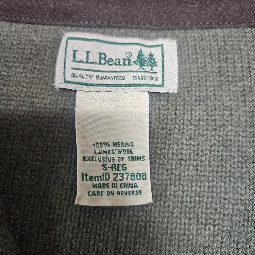 [BUNJANG] L.L.Bean Half-Zip Knit Sweater / 엘엘빈 반집업 니트