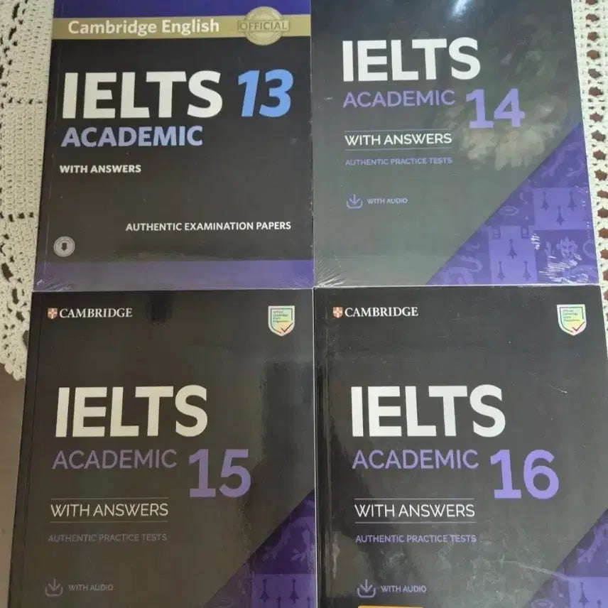 [BUNJANG] Cambridge IELTS Academic 13/14/15/16 Books / 캠브리지 IELTS Academic 13/14/15/16