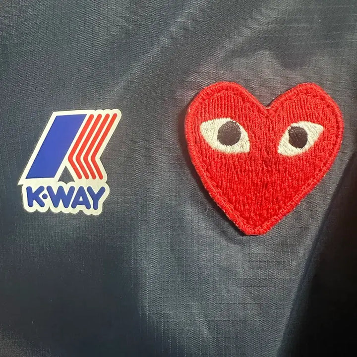 [BUNJANG] Comme des Garcons K-Way Full Zip Jacket Navy / 꼼데가르송 x 까웨 풀 집 자켓 네이비