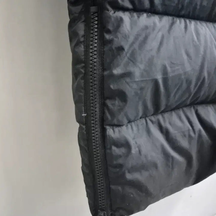 [BUNJANG] Calvin Klein Black Hooded Long Down Jacket (M) / 캘빈클라인 진 블랙 후드 롱패딩(95/M)