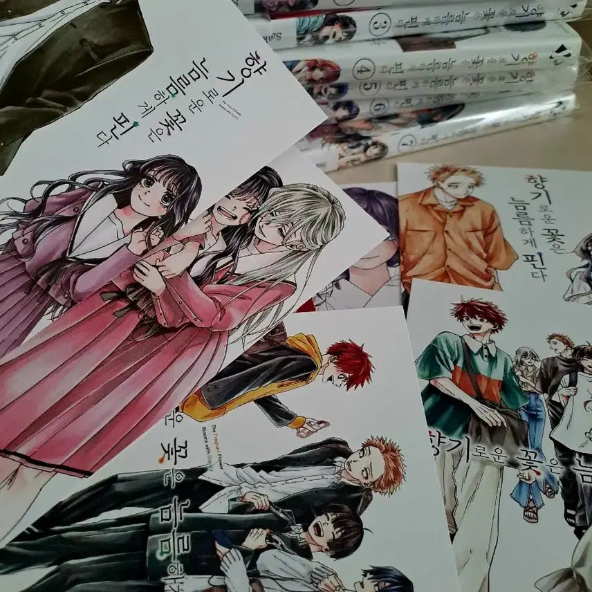 [BUNJANG] Fragrant Flowers Bloom Nobly Comic Book Set / 향기로운 꽃은 늠름하게 핀다 1~7 초판