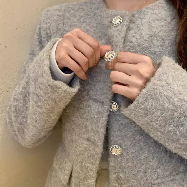 [BUNJANG] Attrangs Laenne Hairly Jacket / 새상품)아뜨랑스 라엔느 헤어리 자켓