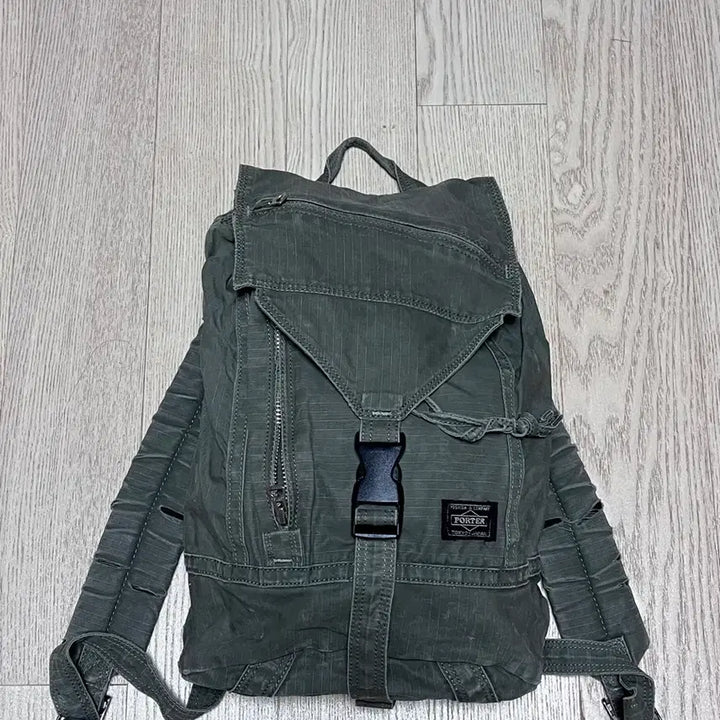 [BUNJANG] Porter Yoshida Backpack Khaki / 요시다 포터 백팩 카키