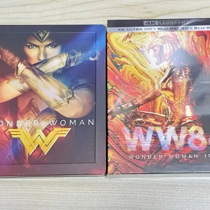 [BUNJANG] Wonder Woman 1, 2 WW84 Blu-ray Bundle Set / 원더우먼1,2 블루레이 스틸북 ww84 일괄