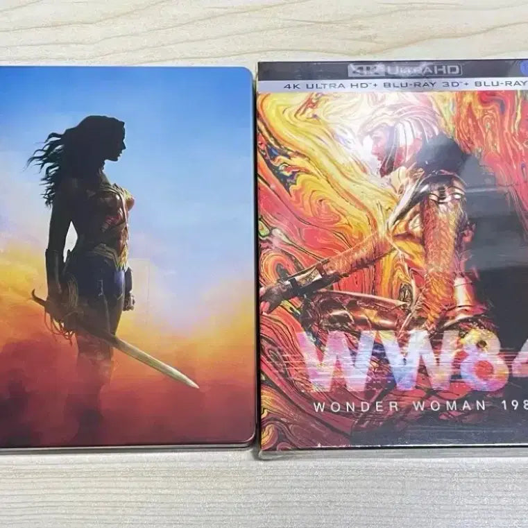 [BUNJANG] Wonder Woman 1, 2 WW84 Blu-ray Bundle Set / 원더우먼1,2 블루레이 스틸북 ww84 일괄
