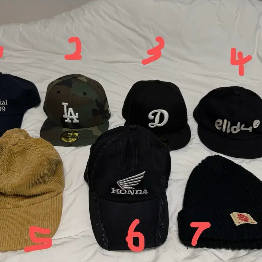 [BUNJANG] Various Caps Bundle / 모자 판매 (뉴에라, 혼다, 폴로)