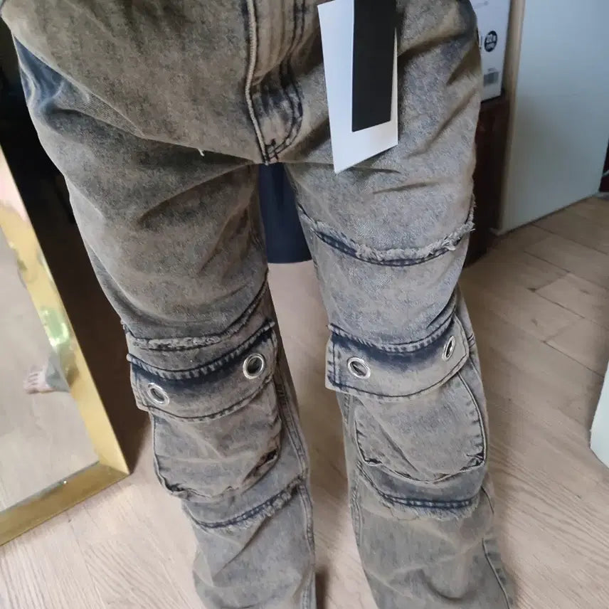[BUNJANG] Dmadein Carpenter Real Detailer Denim Pants / 정가12.9 새거쿨거택포3.1 dmaden카펜터 리얼디테일러팬츠(존멋)