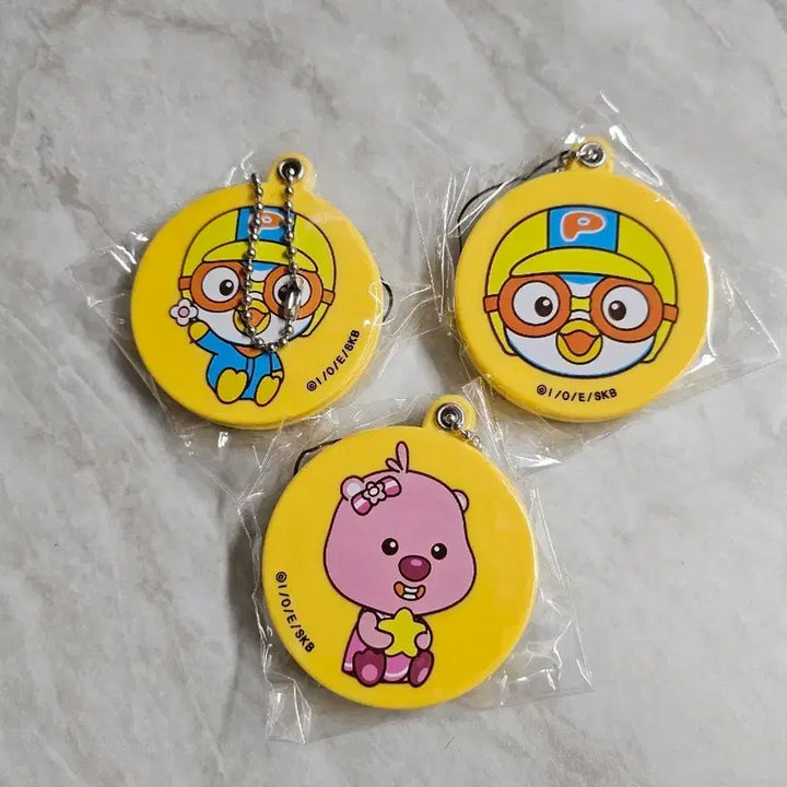 [BUNJANG] CU Pororo Mini Mirror Set / cu 뽀로로 미니거울 세트
