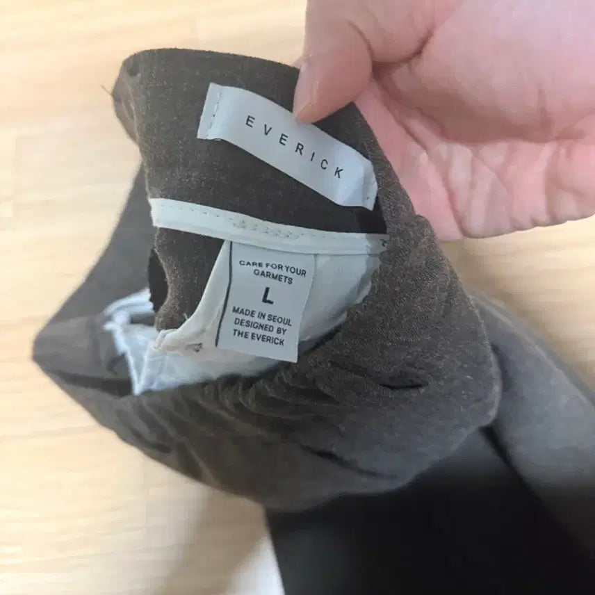 [BUNJANG] Wool Slacks Brown L / 울 슬랙스 브라운 색상