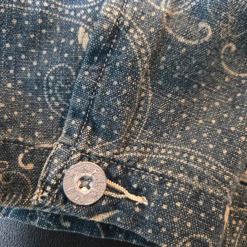 [BUNJANG] RRL Wilson Print Denim Jacket / RRL 윌슨프린트 데님 자켓