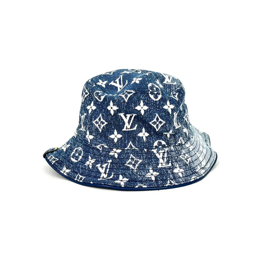 [BUNJANG] Louis Vuitton Denim Bucket Hat M77436 / [미사용]루이비통 데님 버킷햇 M77436