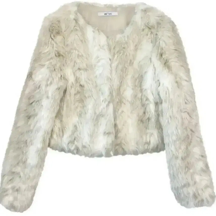 [BUNJANG] Asone Ivory Fur Jacket / 에즈온 아이보리 퍼 자켓 (단종템)