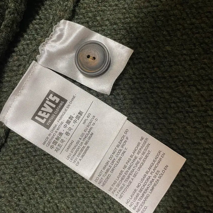 [BUNJANG] Levi's LVC Heavy Wool Cardigan / 리바이스 LVC 헤비울 가디건