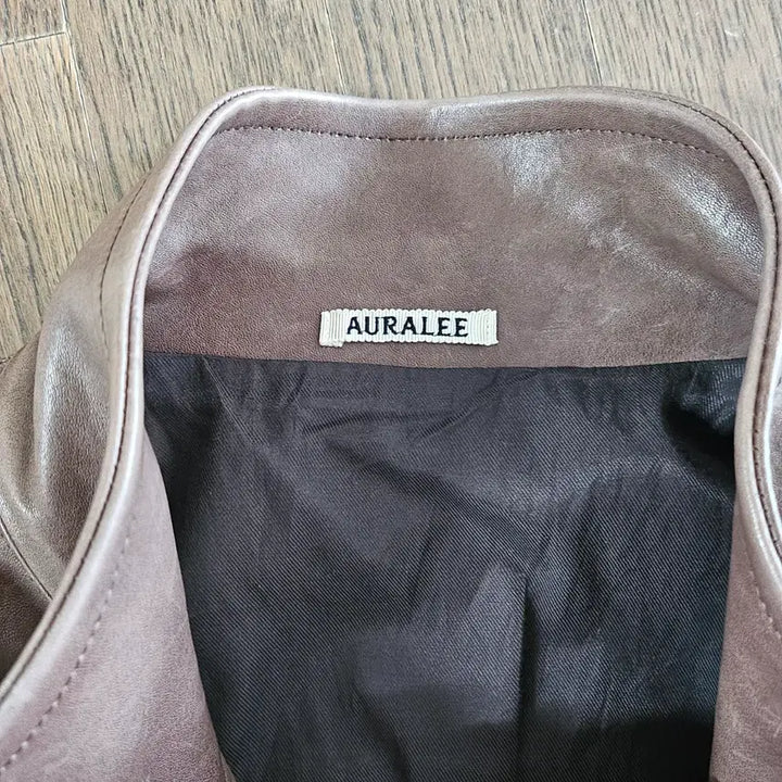 [BUNJANG] Auralee Lamb Leather Blouson Jacket / 오라리  램 레더 블루종 4