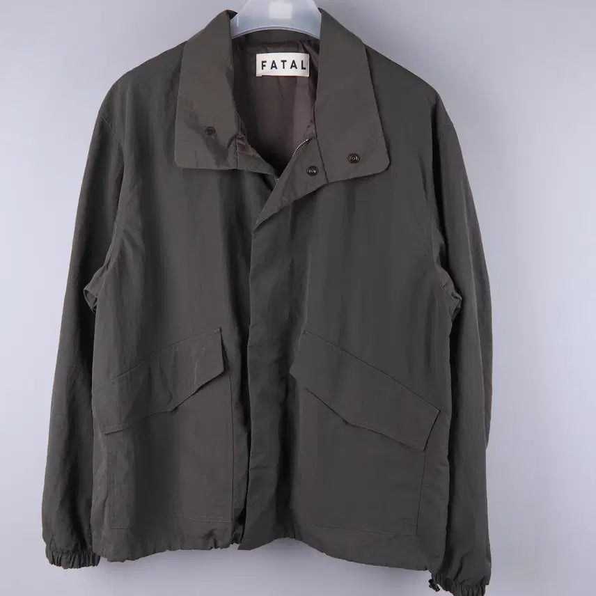 [BUNJANG] Fatal Nylon Jacket - Khaki (F) / Fatal 나일론 자켓 카키 (F)