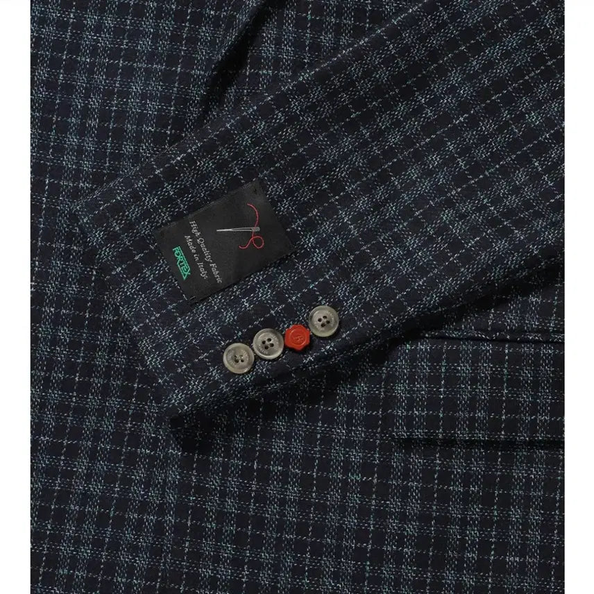 [BUNJANG] Kolon Brentwood Italian Fabric Check Jacket / 코오롱 브렌우드 새상품 이태리수입소재 체크쟈켓 105사이즈