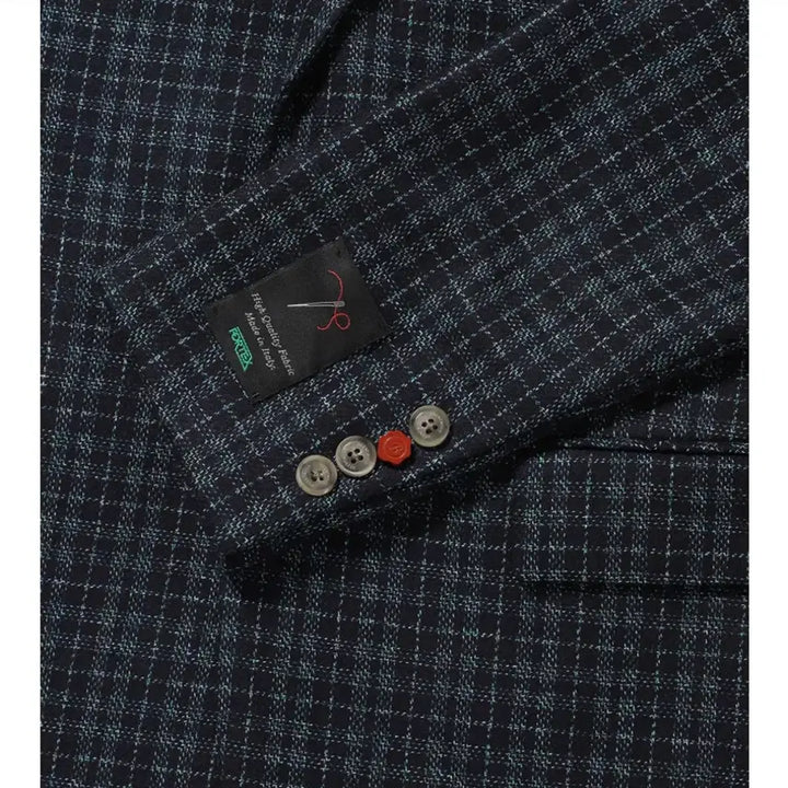 [BUNJANG] Kolon Brentwood Italian Fabric Check Jacket / 코오롱 브렌우드 새상품 이태리수입소재 체크쟈켓 105사이즈