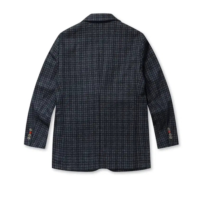 [BUNJANG] Kolon Brentwood Italian Fabric Check Jacket / 코오롱 브렌우드 새상품 이태리수입소재 체크쟈켓 105사이즈