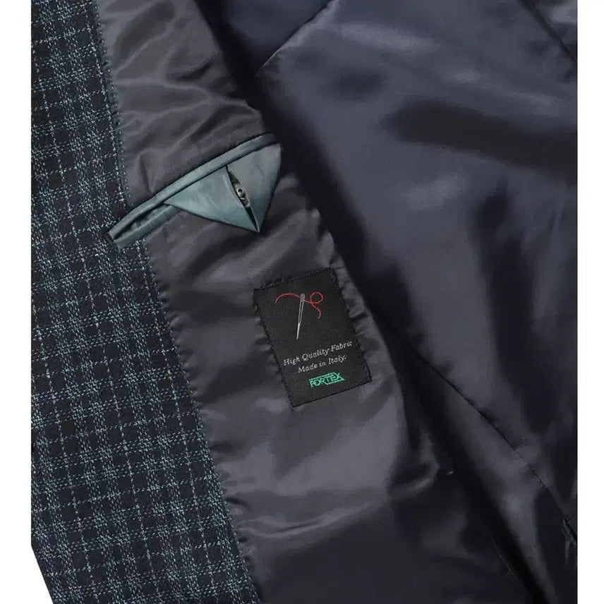 [BUNJANG] Kolon Brentwood Italian Fabric Check Jacket / 코오롱 브렌우드 새상품 이태리수입소재 체크쟈켓 105사이즈