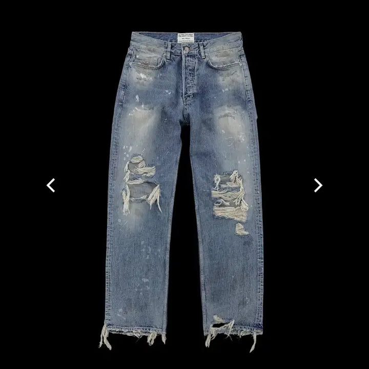 [BUNJANG] Heritage Floss Alfred Distressed Pants / 헤리티지플로스 알프레드 디스트레스드 팬츠