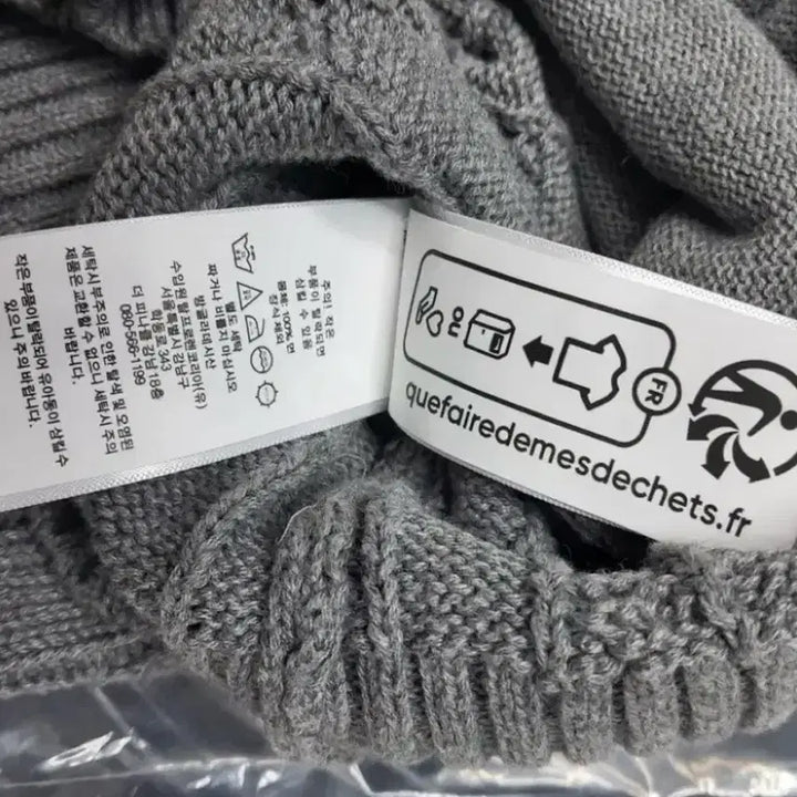 [BUNJANG] Polo Ralph Lauren Cable Knit Full Zip Up Sweater / 폴로 랄프로렌 케이블 니트 풀집업 블랙/그레이