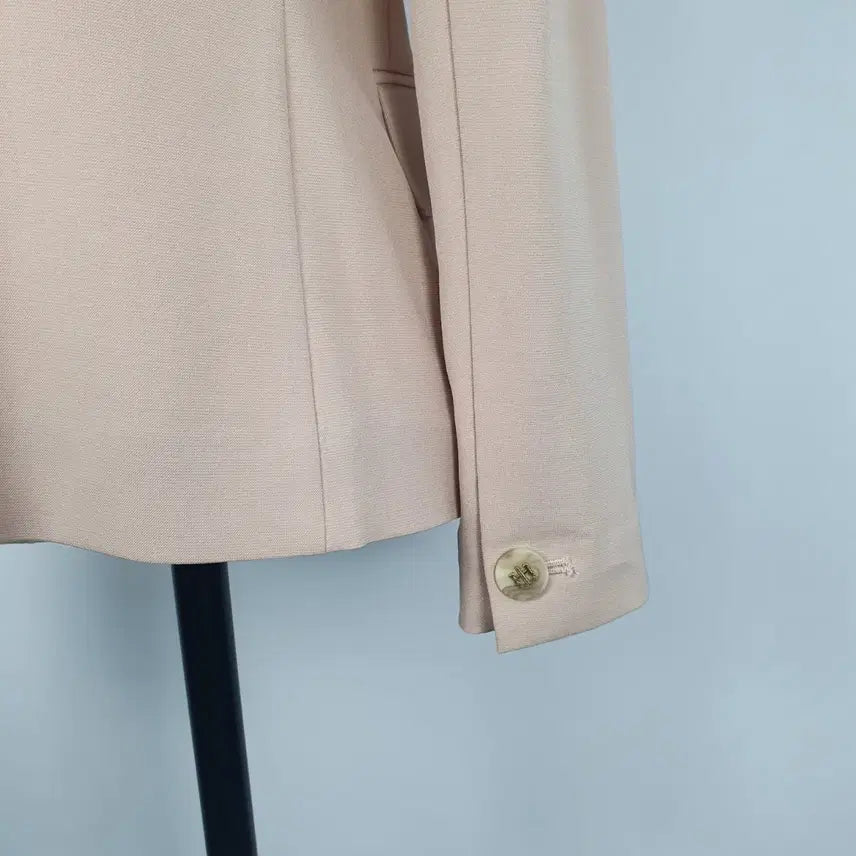 [BUNJANG] Helenkatten Beige Double Button Blazer Jacket (Size 55) / 1058. 헬렌카텐23ss 베이지 더블 버튼 블레이저 자켓55