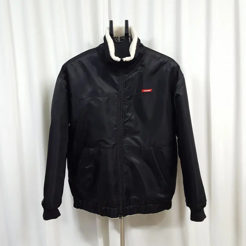 [BUNJANG] Le Coq Sportif Reversible Fleece Bomber Jacket / 20년 르꼬끄 양면 리버시블 뽀글이 항공점퍼 105 오일장