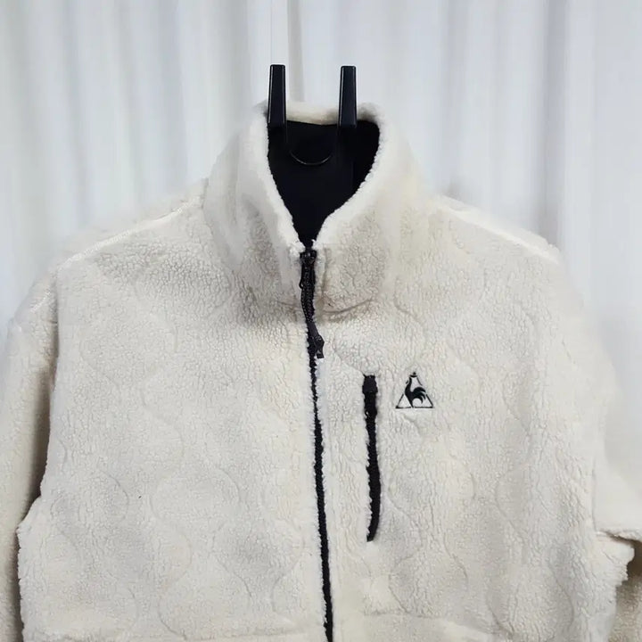 [BUNJANG] Le Coq Sportif Reversible Fleece Bomber Jacket / 20년 르꼬끄 양면 리버시블 뽀글이 항공점퍼 105 오일장