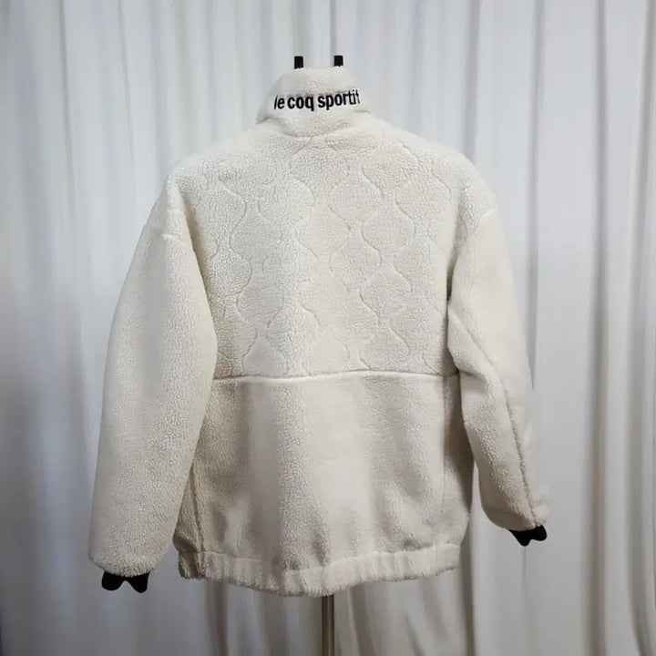 [BUNJANG] Le Coq Sportif Reversible Fleece Bomber Jacket / 20년 르꼬끄 양면 리버시블 뽀글이 항공점퍼 105 오일장