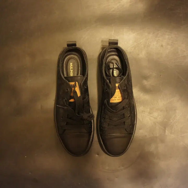 [BUNJANG] Vintage Black Leather Men&