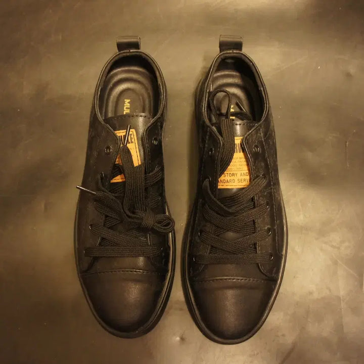 [BUNJANG] Vintage Black Leather Men&