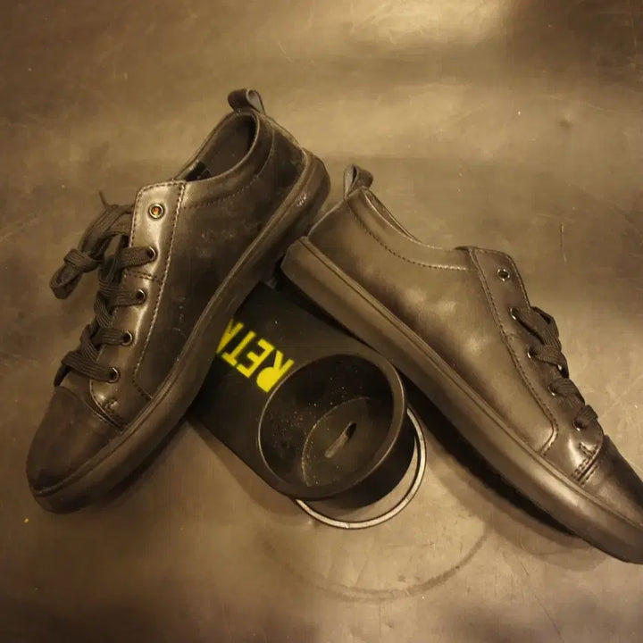 [BUNJANG] Vintage Black Leather Men&