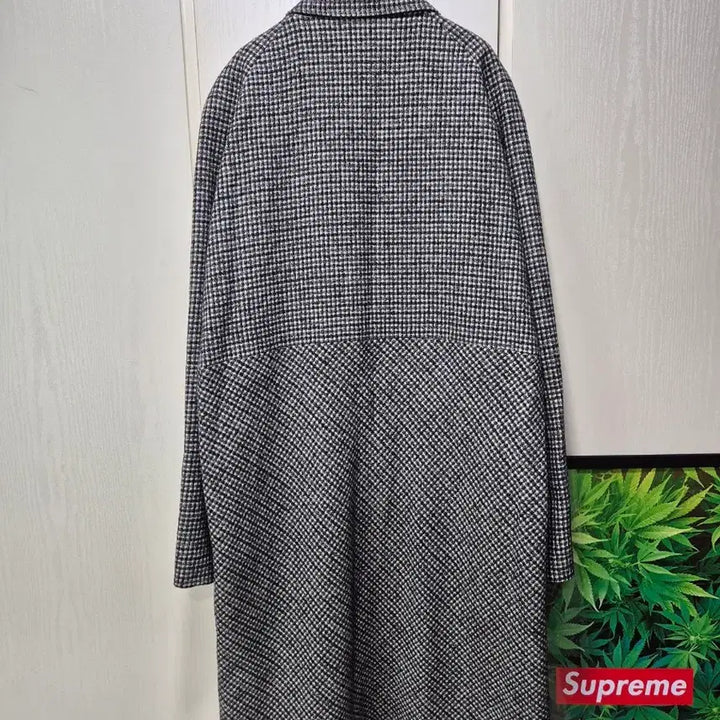 [BUNJANG] Songzio Check Long Coat / 송지오. 체크 롱코트