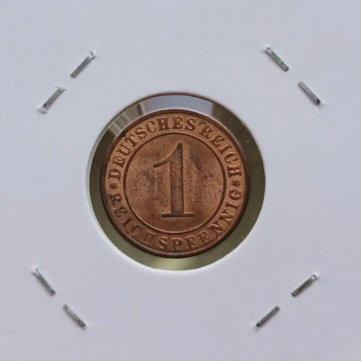 [BUNJANG] Germany 1930 1 Pfennig Bronze Coin Unused / 독일 1930년 1페니히 미사용