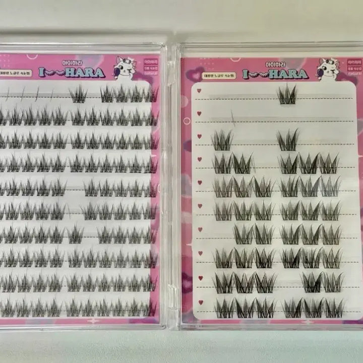 [BUNJANG] Aihara False Eyelashes Bundle Set / 아이하라 속눈썹 대용량 노글루 속눈썹 일괄